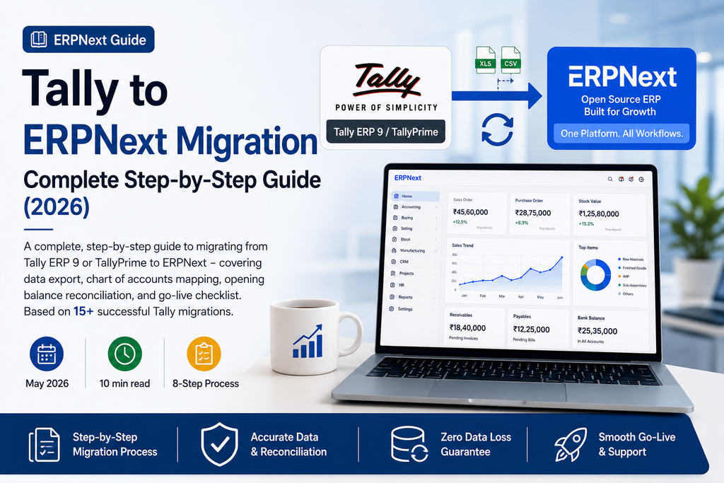Tally to ERPNext Migration - Complete Step-by-Step Guide - Cover Image